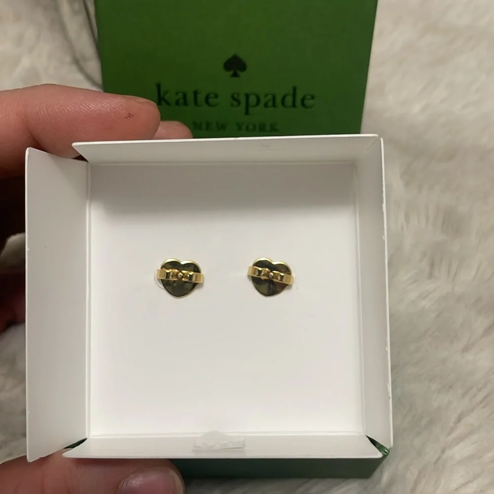 ✨Kate Spade-My Love Pavé Heart Studs✨ - Picture 5 of 8